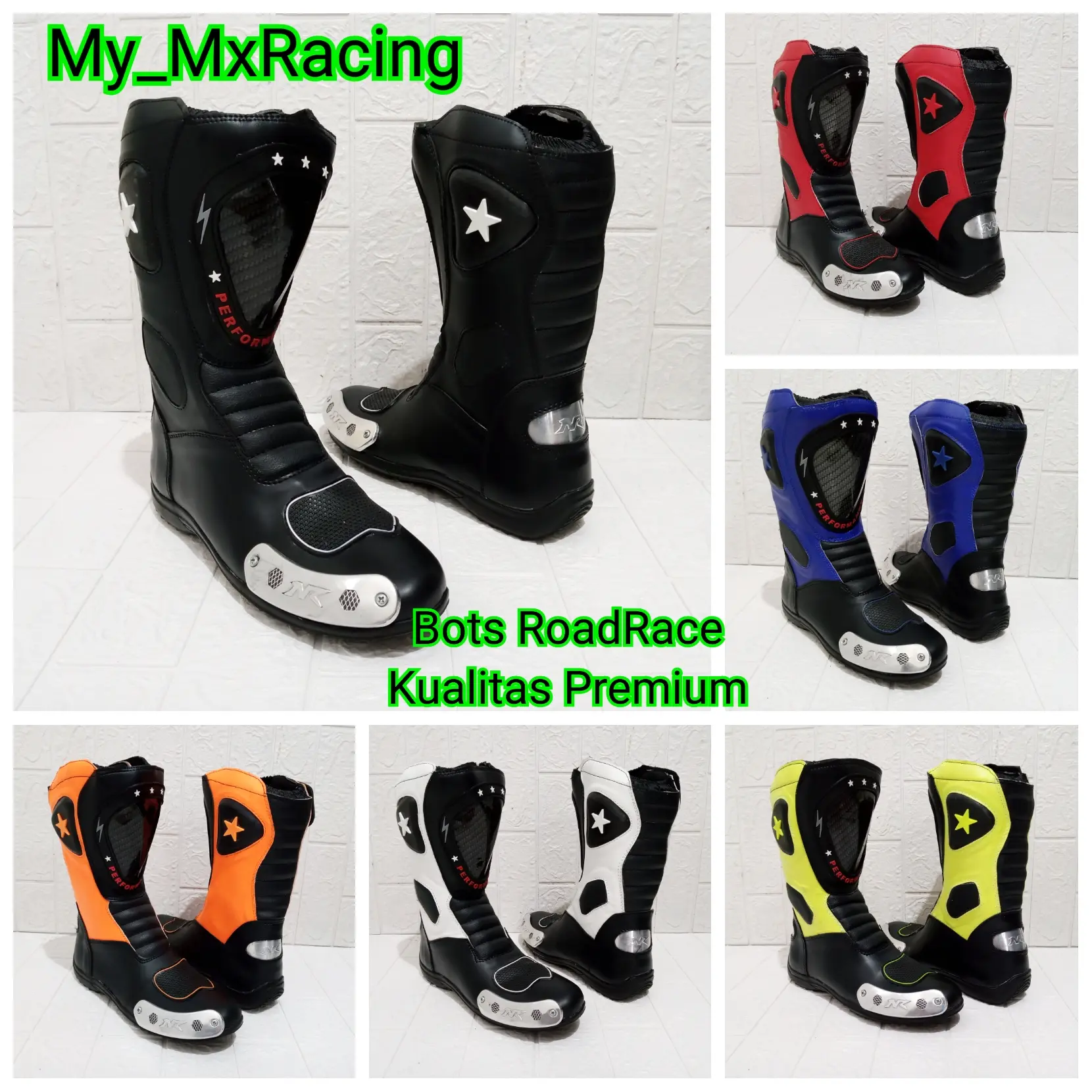 SEPATU ROADRACE ATAU TOURING BIKERS NEW SAFETY TERLARIS hitam pol  SEPATU NOT CROSS TRAIL SEPATU DRAG SEPATU KEREN TERLARIS BISA COD