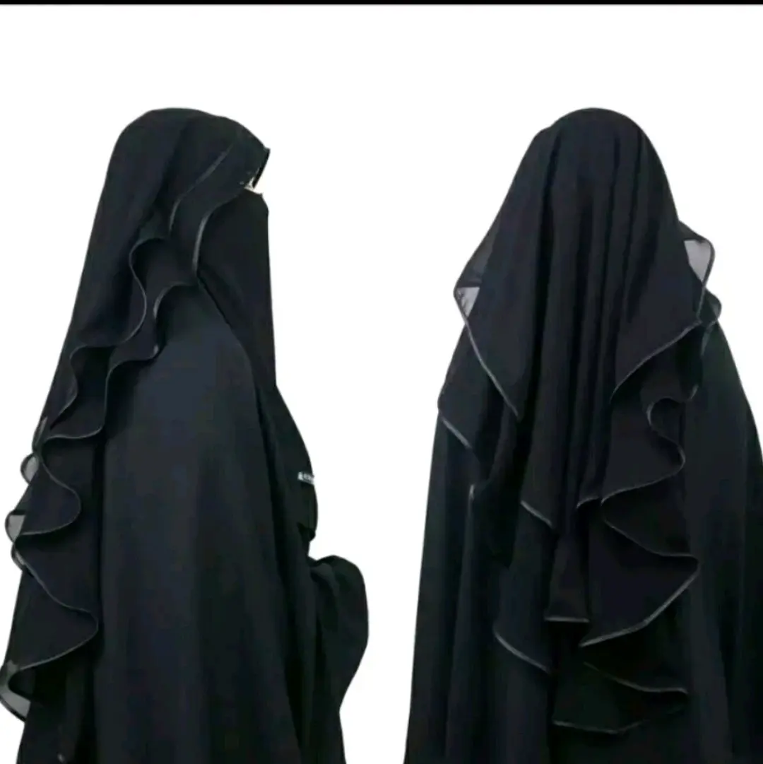 niqab cadar yaman buteefly dua layer bahan siffon silky arab