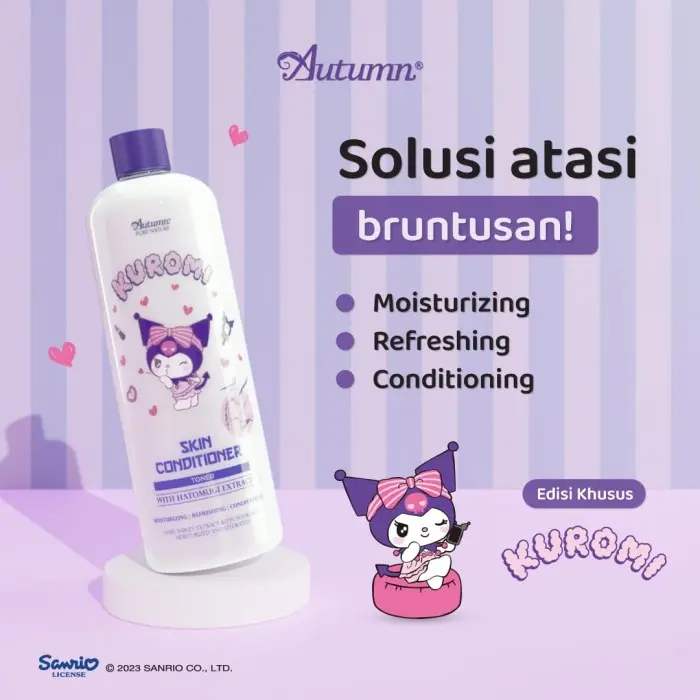 BISA CEODE Kuromi edition Autumn Toner Skin Conditioner With Hatomugi Extract 500