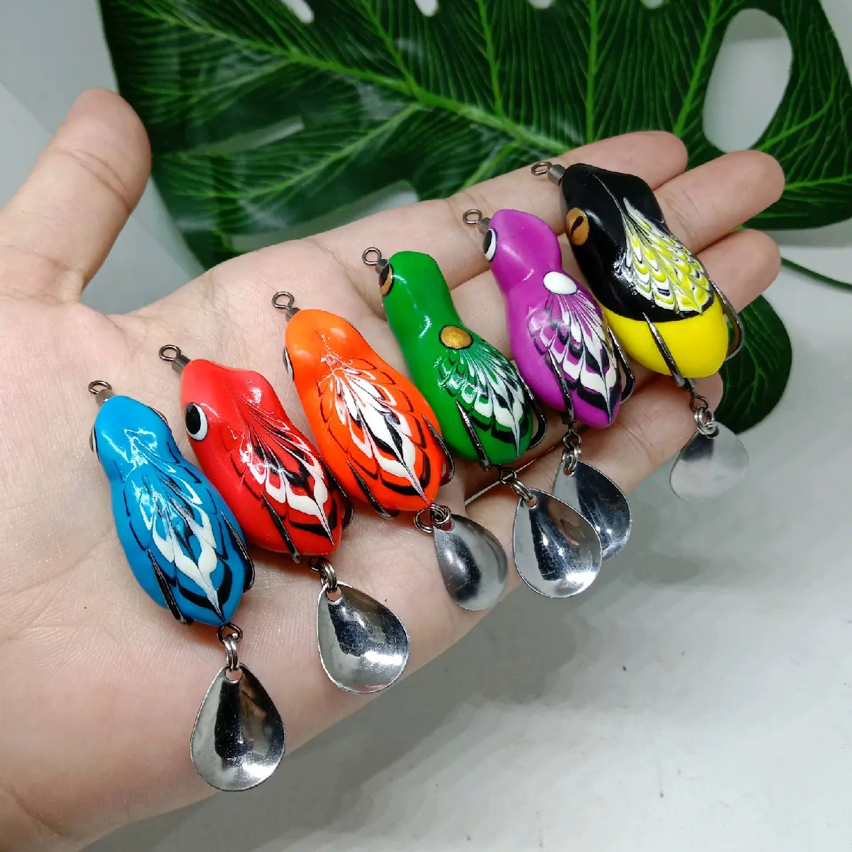 Paket hemat soft frog ikan gabus bermacam ukuran isi 6 pcs