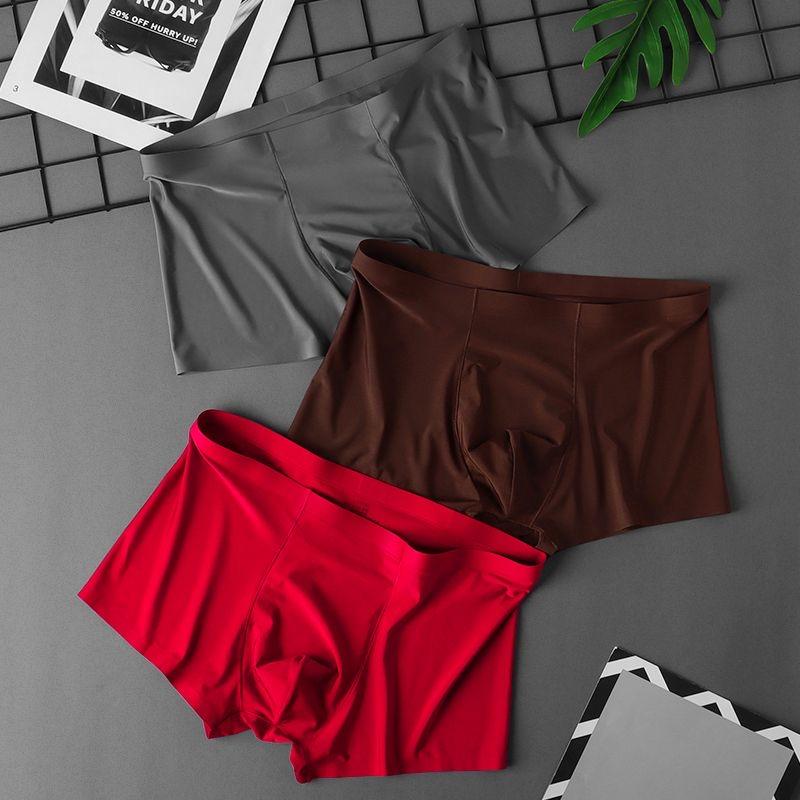 Product Introduction of Combo quần lót nam đúc su nhật bản,quần sịp nam thun lạnh boxer mềm mịn co giãn đàn hồi XM7 Menswear Quần Boxer 12