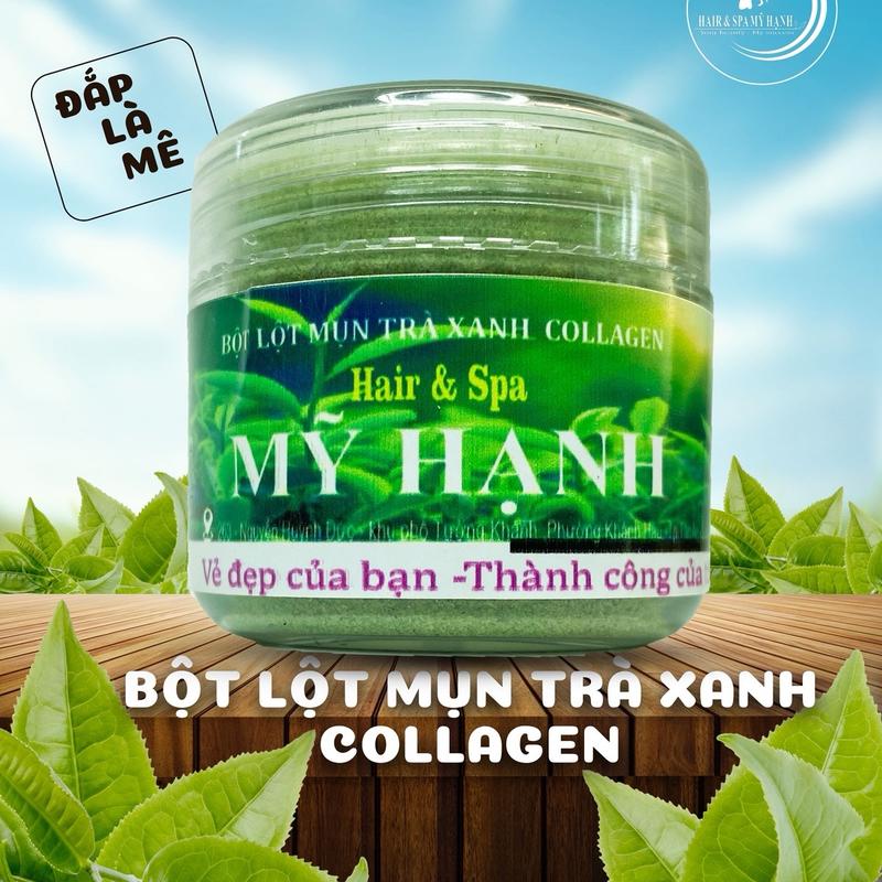 Mặt Nạ Bột Lột Mụn Trà Xanh Đắp Lên Lấy Đi Được Các Loại Mụn Mà Da Mình Đang Gặp Phải Kể Cả Mụn Ẩn.