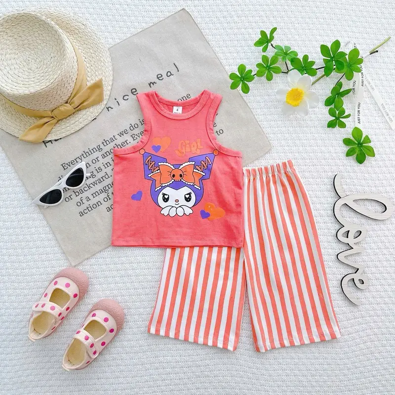Bộ bé gái sát nách labubu và kurumi a3 combo3 bộ 109k miễn phí shop 3