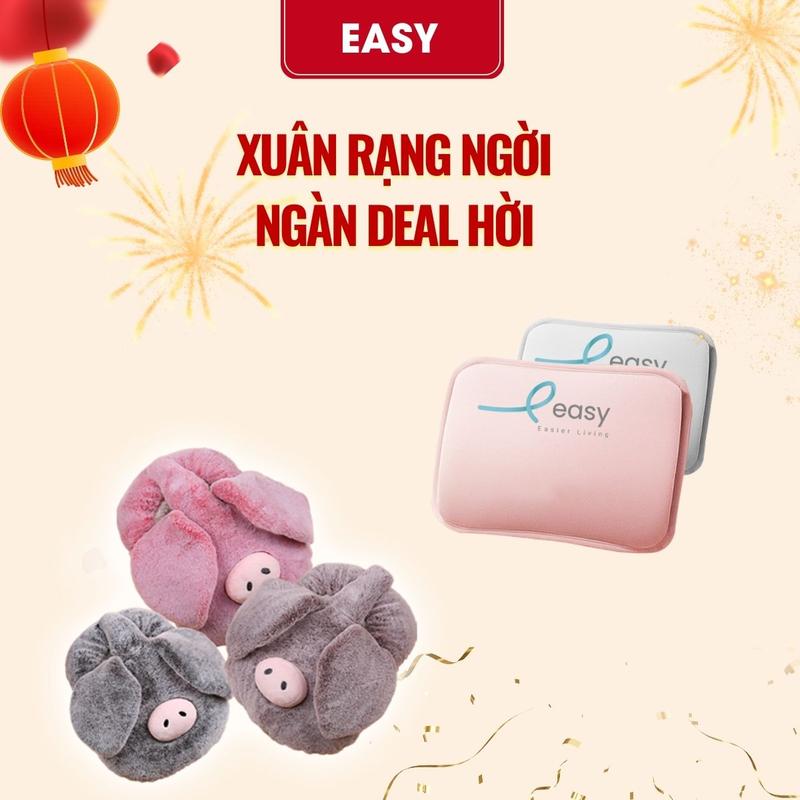 Túi sưởi chân ,sưởi tay sạc điện Easy, ủ ấm chân mùa lạnh, hàng cao cấp, siêu an toàn, siêu ấm, chất liệu lông mượt và ấm áp.