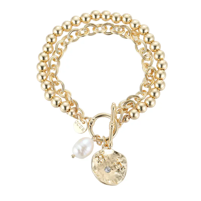 Multi Chain cute diamond charm Bracelet  (JYT22905) 1