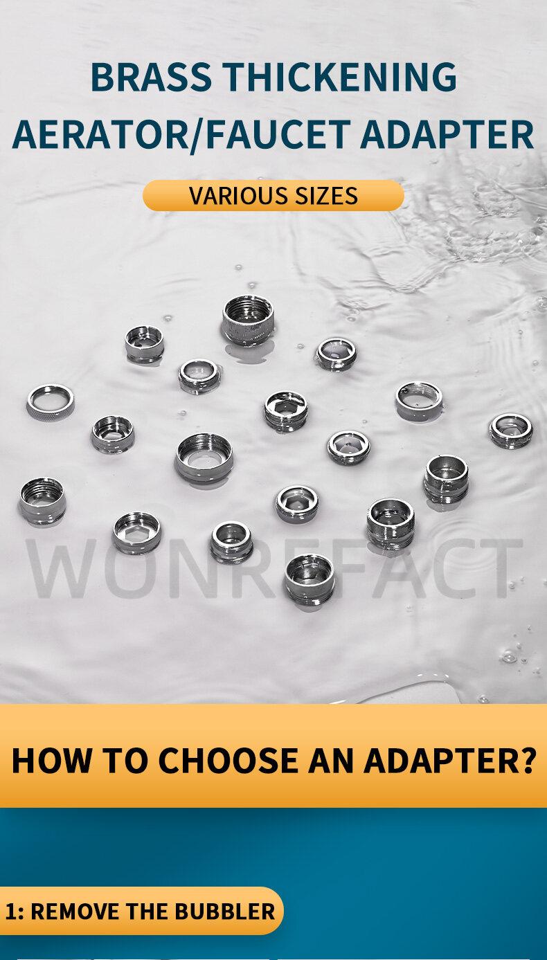 Product Introduction of Brass Sink Adapters Water Purifier Connectors Faucet Adapters Garden Faucet Adapters Kitchen Bathroom Sink Hardware 12