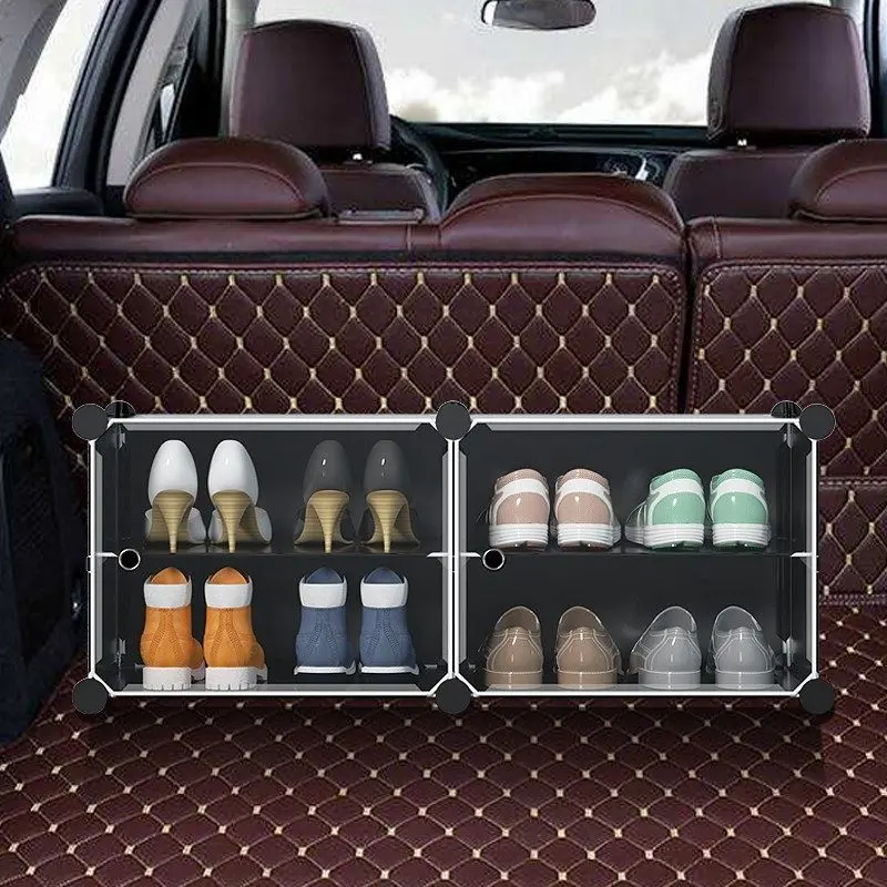 Kotak Kasut Kereta, Lutsinar, Dalaman Kereta, Batang Kereta, Untuk Menyimpan Kasut, Rak Kasut Hebat, Alat Berguna untuk Kereta Accessories Car