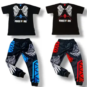 SETELAN ANAK GAMING  ANGEL Baju Celana Fashion