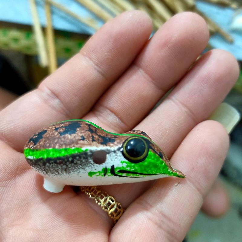 Body nhái hơi chàng hiu 4.5cm Đi Câu Câu Cá Fishing 1