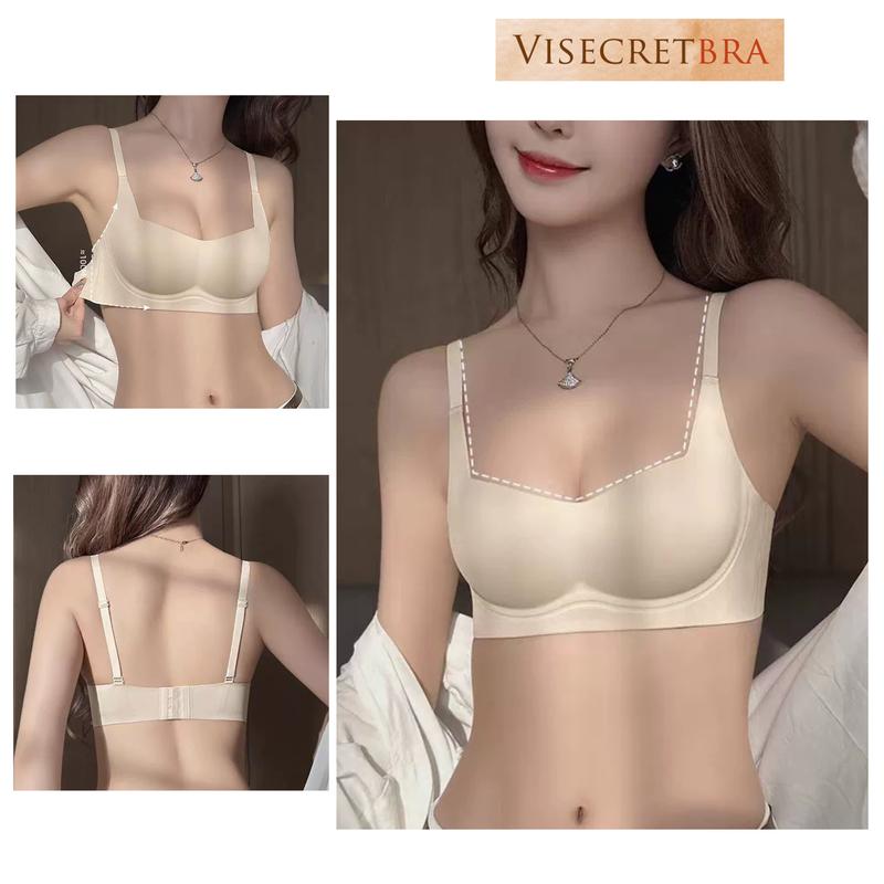 Áo Lót Nữ Su Đúc Mút Mỏng Nâng Độn Vòng 1 Tạo Khe Không Gọng Chống Xệ Gom Quả Áo Bra Nữ Su Đúc Mỏng Nhẹ Mút Mỏng Không Gọng Không Đường May Hạn Chế Lộ Viền -- VN240303