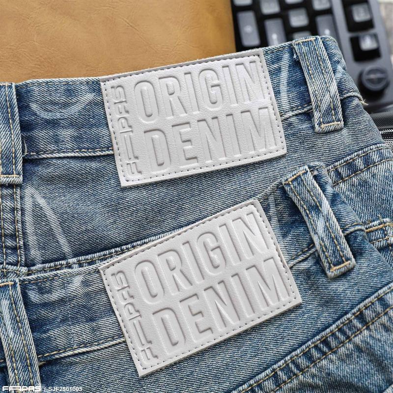 Quần Shorts Nam Any Chất Jean Form Relaxed Fit Dài Trên Gối Chính Hãng Fapas 5