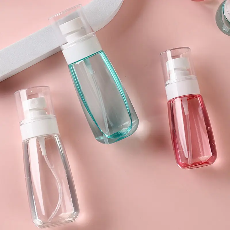 Chai Xịt Phun Sương Mịn, Có 30ml / 60ml / 100ml, Chai Nhựa, Thích Hợp Đựng Kem Dưỡng Da, Nước Hoa Du Lịch, Có Thể Nạp Lại 3