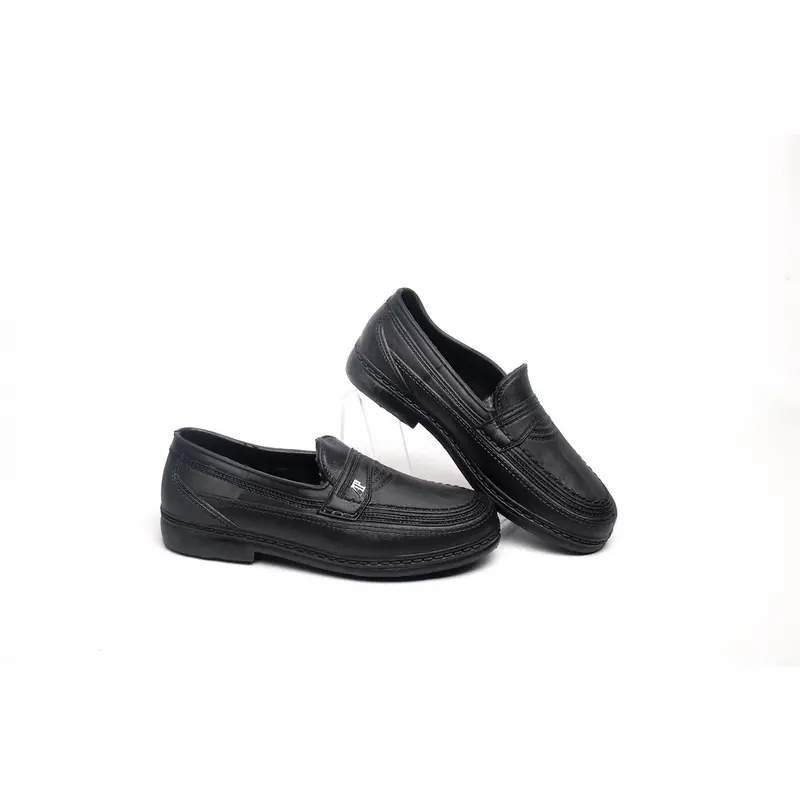 Sepatu pantofel AP Boots AP 977 Hitam - Sepatu Kantor Flat Shoes Pria Kerja 1
