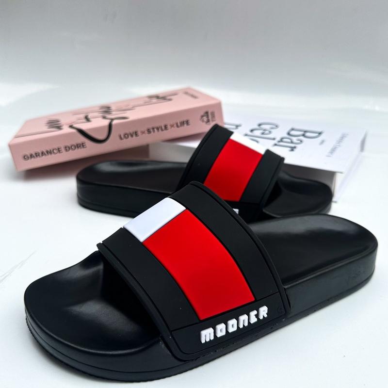 Dép Mooner phối hai màu dành cho nam nữ_dép quai ngang chất liệu cao su êm_dép quai ngang 2023