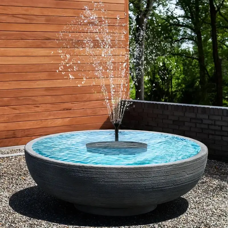 Solar Fountain Pump, Solar Fountain Pump with Nozzles, Outdoor Water Feature for Bird Bath, Pond, Garden, Backyard Decoration, Decorative, Waterfall 2