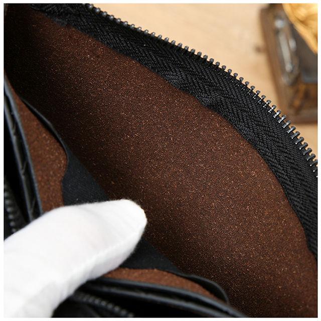 Product Introduction of 20252023 New Men's Clutch Fashion Wallet Business Leather Woven Versatile Handbag Young Men's Clutch Bag 10