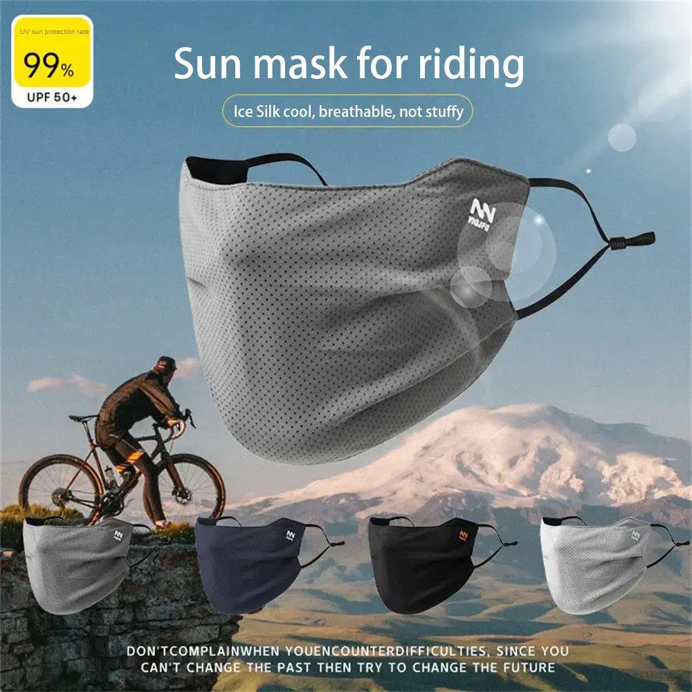 Summer Seamless Sunscreen Male Mask Increased Protection Anti-ultraviolet Summer Comfortable Breathable Mask