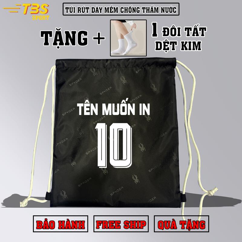 Túi rút vải dù chống thấm nước, in tên số theo yêu cầu, vải đẹp, dây dầy, độ bền cao, thiết kế thời trang thể thao sport Nam Bag Túi Thể Thao balo tuide giay dabanh