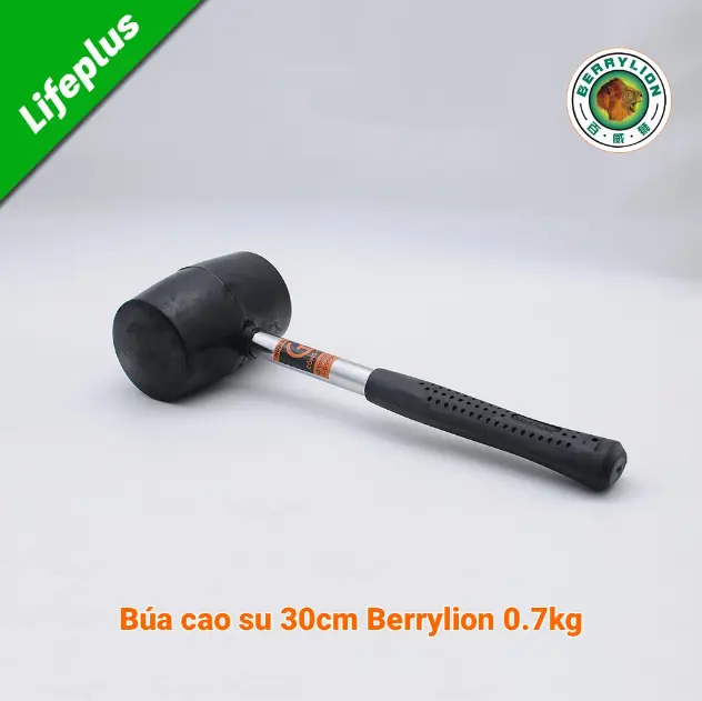 Búa cao su cán thép chính hãng Berrylion 0.3kg 0.5kg 0.75kg