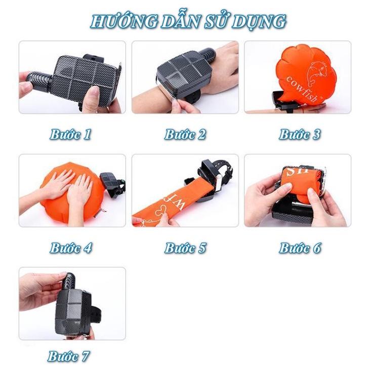 Phao cứu sinh khẩn cấp đeo tay Cowfish Prevent Drowning - Home and Garden 7