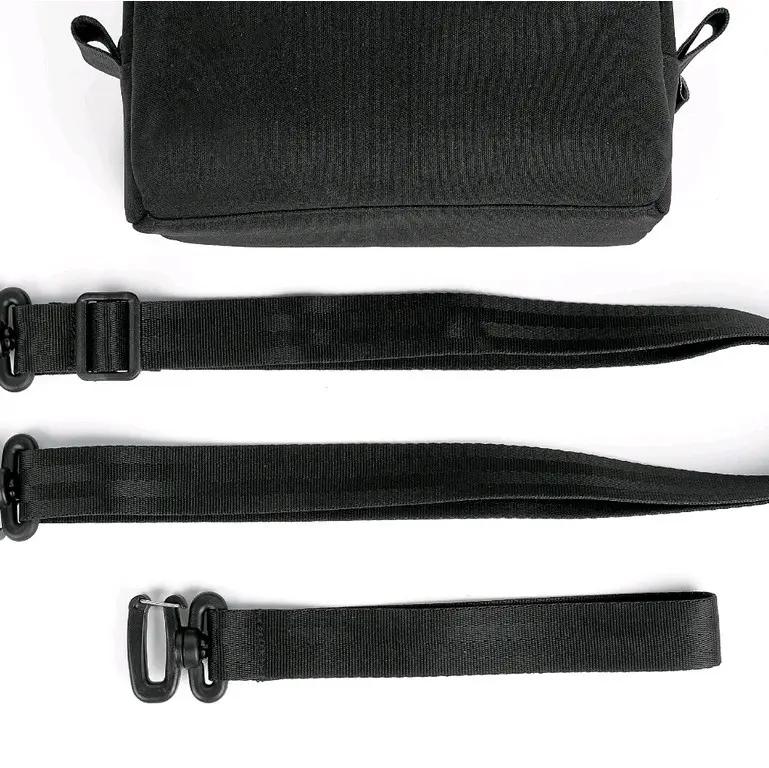QNA PROJECT - Kepler Clutch Bag - Pouch Pria Wanita Tas Selempang Hand Bag Sling Bag Shoulder Bag - Waterproof - Hitam 7
