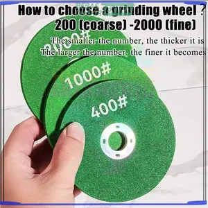 Mata Poles Hijau / Mata Gerinda Asah Hijau - Ukuran 100# - 2000#