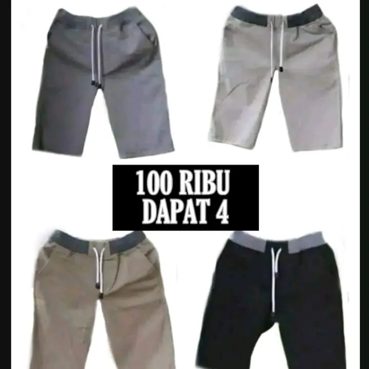 promo chinos pendek 100 ribu dapat 4