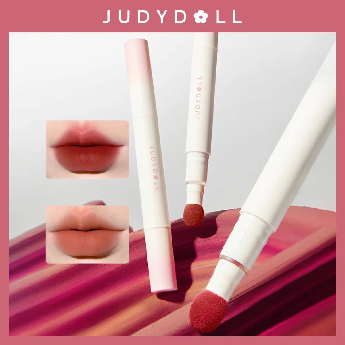 Judydoll lipstick Lip Cream Cushion Lip Cream Matte Lip Glaze lipstick lip mud whitening brick red