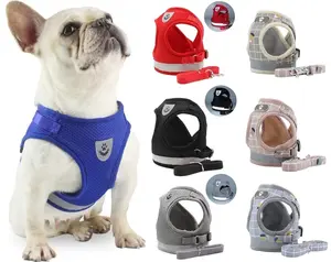 Harness Rompi Reflective Soft High Quality + Leash Lead Tali Tuntun Anjing Dog Puppy Kucing Cat Kitten