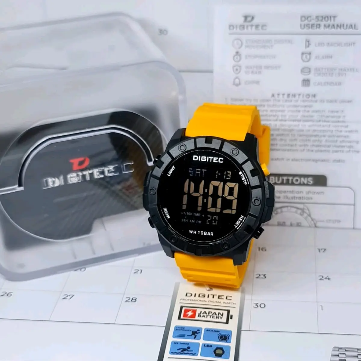 Jam Tangan Pria Digitec 5201T/Jam Tangan Anak Fashion Terkini COD Digital