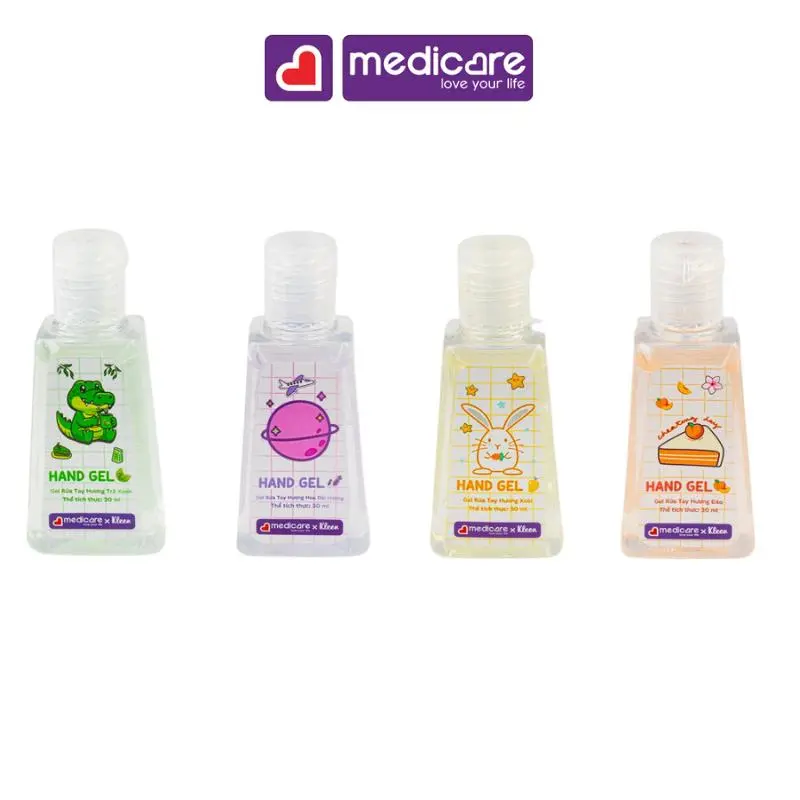 Gel rửa tay khô MEDiCARE giúp diệt khuẩn hiệu quả 30ml