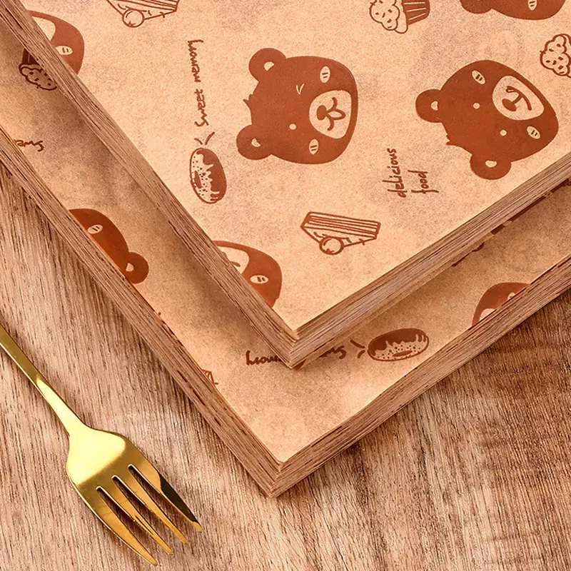 Giấy Đóng Gói Bánh Sandwich, 100 Chiếc, Cấp Thực Phẩm, Không Chứa BPA, Chống Dầu, Thích Hợp Cho Bánh Mì, Bánh Mì Kẹp, Khoai Tây Chiên, Dụng Cụ Làm Bánh, Giấy Dầu 6