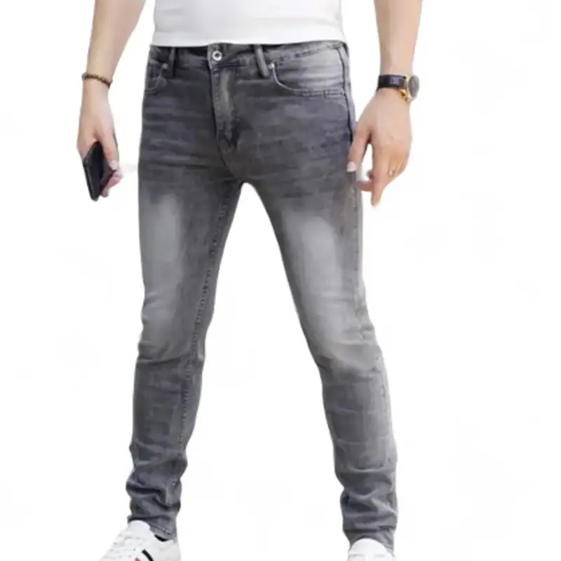Quần jean nam bạc màu thời trang, jean thun co giãn DN052 Menswear Denim Có Túi 2