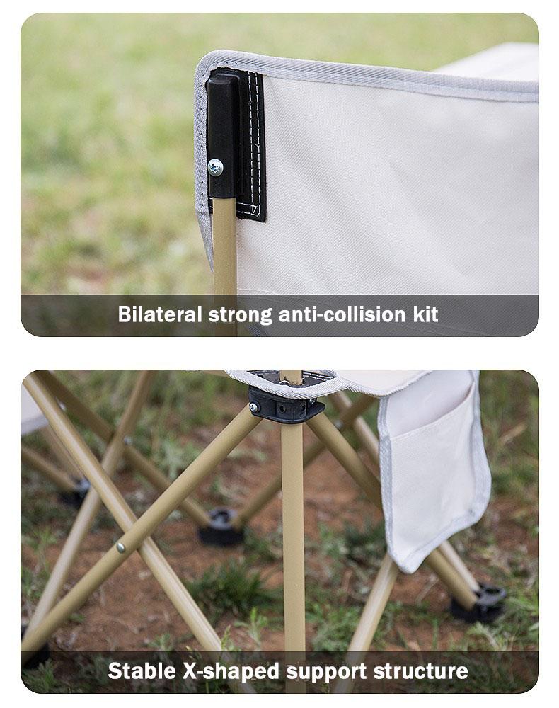 Product Introduction of Outdoor Foldable Chair Camping Portable Fishing Chair Light Beach Chair Leisure Folding Recliner Foldable Camping Chair Support 150kg Portable Folding Beach Fishing Chair Outdoor Tools Strong High Beach Seat Unisex Camping Chair 23
