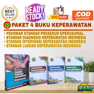 PAKET 4 BUKU PPNI SDKI SIKI SLKI SPO KEPERAWATAN NANDA NIC NOC BUKU 3S PAKET BUKU 3S + SETANDAR OPERASIONAL PROSEDUR