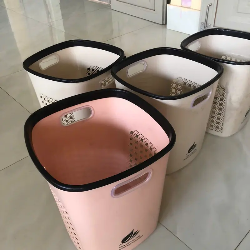 (FX 76 Sọt Rác Nhựa Văn Phòng Không Nắp - CÓ KHÓA GÀI TÚI NILONG TIỆN LỢI Thùng Rác 3