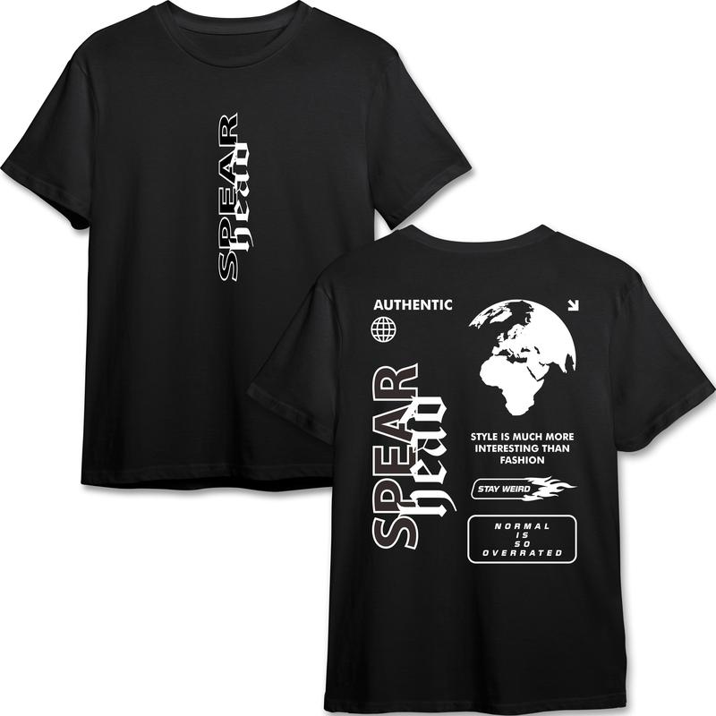 Kaos Pria Baju Cowok Distro Lengan Pendek Keren Terbaru Murah Santai Cotton Combed Lembut Merah Oblong Panjang 1