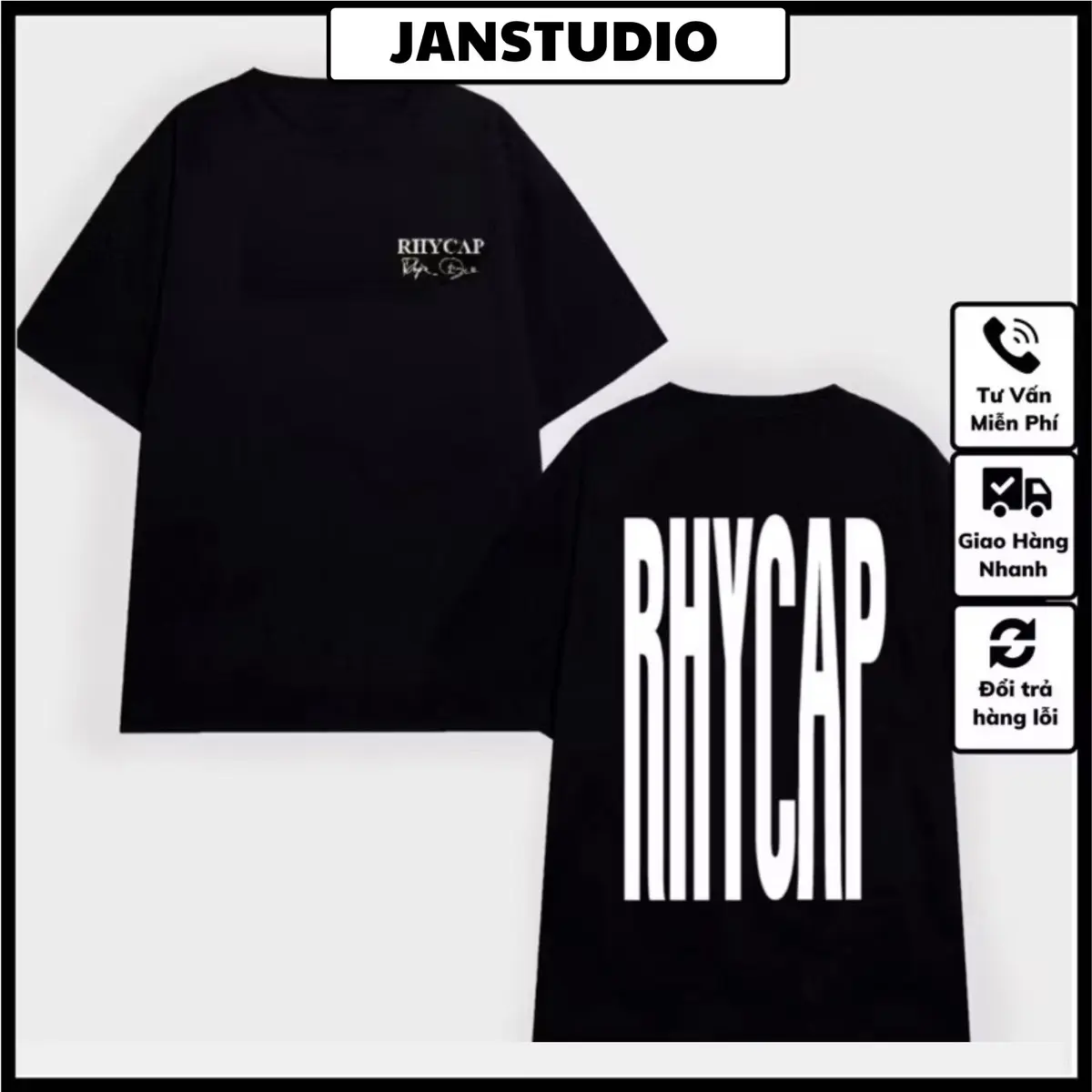 ÁO RHYCAP - Áo thun in tên RYHDER CAPTAIN mặc phong cách trẻ trung, form rộng cực đẹp