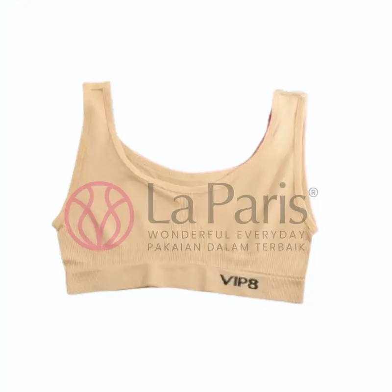 Miniset Bra Rajut Polos Tanpa Busa Miniset Rajut Sport Bra Spandex Halus Lembut Adem Miniset Impor La Paris S017 S018 526 529 4