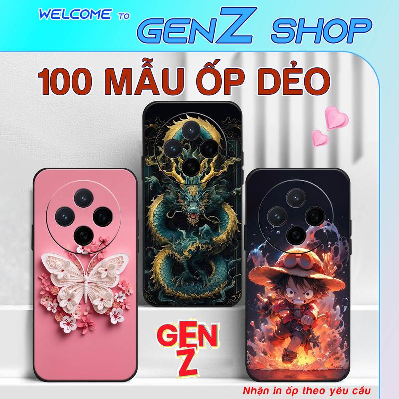 Ốp dẻo cho Vivo X200 - 100 mẫu Ốp lưng điện thoại nhựa dẻo TPU bảo vệ camera chống sốc GenZ Shop Phụ Kiện