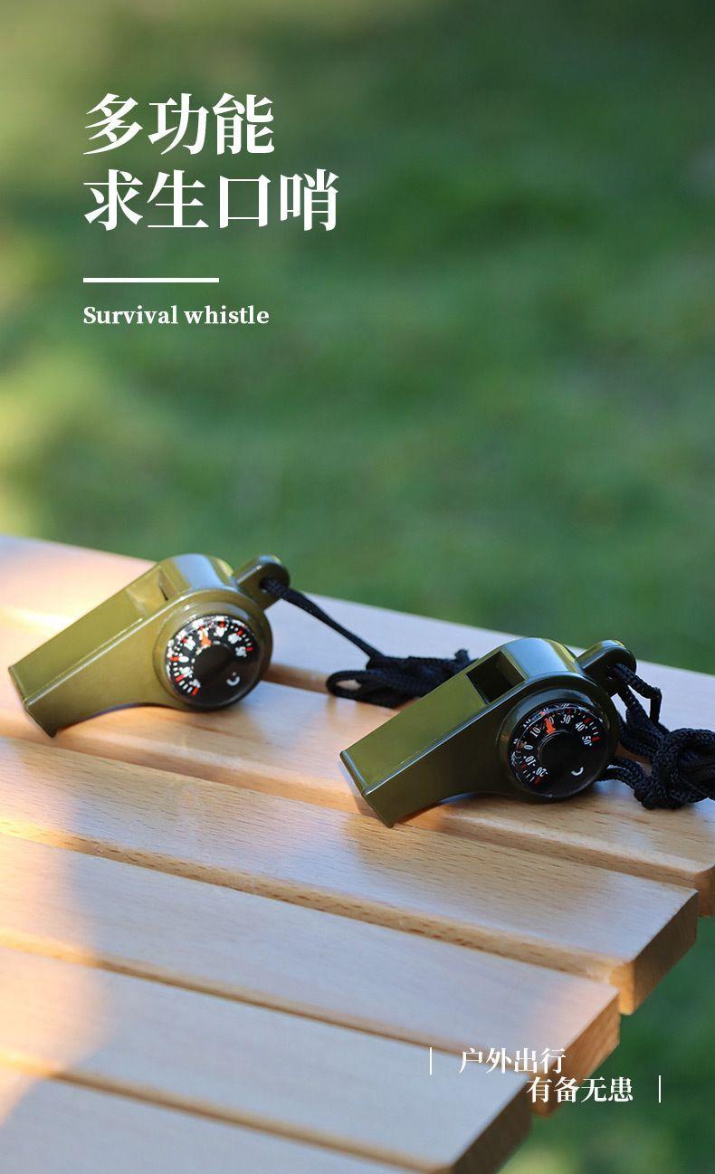 Product Introduction of Perkhemahan Luar Survival Wisel Pelbagai Fungsi dengan Kompas Termometer Kecemasan Mudah Alih Wisel Kelangsungan Hidup Camping Outdoor 0