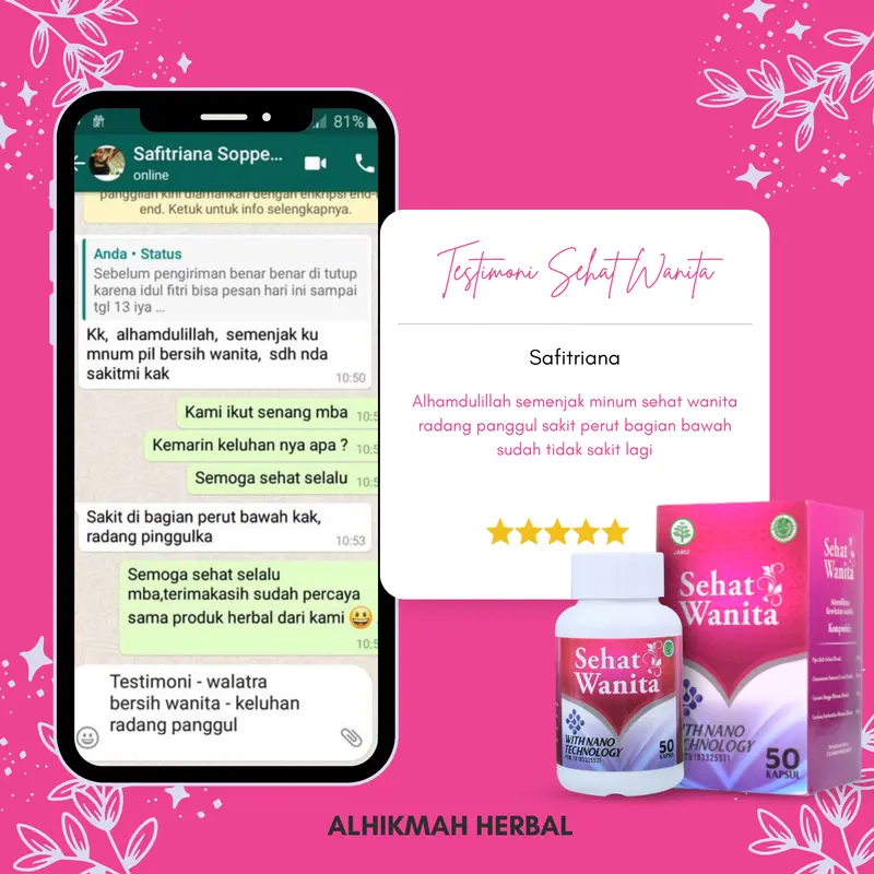 Walatra Sehat Wanita - Untuk Atasi Prolaps Uteri / Turun Peranakan Wanita, Sakit Perut Bagian Bawah Dan Sakit Panggul 3