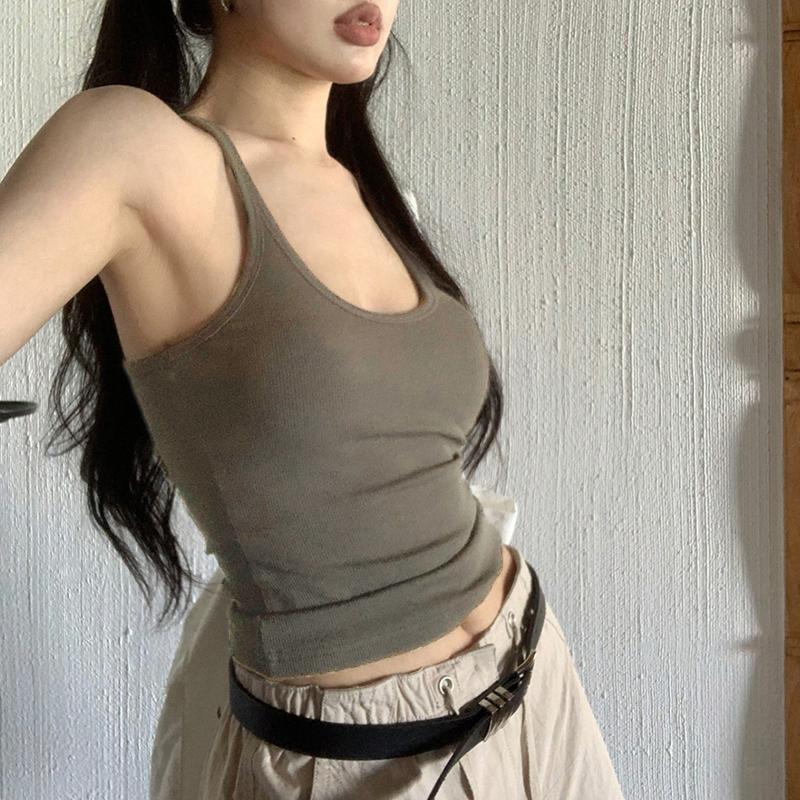 Product Introduction of Women Camisole, Sleeveless Tops U Neck Solid Slim Fit Summer Vest for Party Club 29