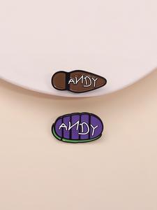 Broche de Diseño de Dibujos Animados y Letras, Pin de Esmalte Lindo para Mochilas, Jeans, Bufandas, Sombreros, Accesorios de Moda para Hombres y Mujeres