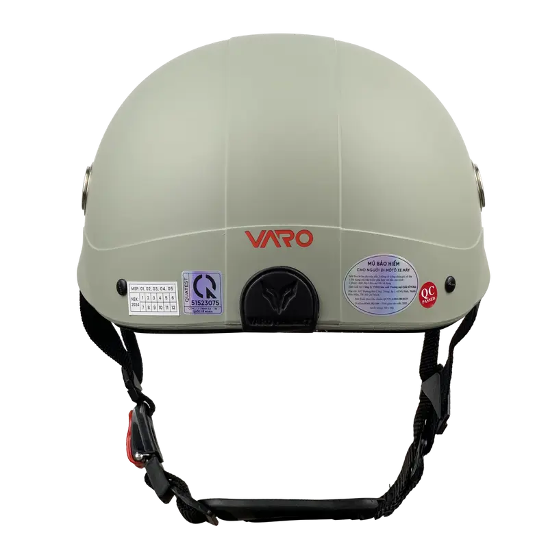 Mũ Bảo Hiểm Lưỡi Trai Varo - Nón Bảo Hiểm 1/2 Kết Cứng, Mỏ Liền, Nón Kết Dành Cho Nam Nữ 8