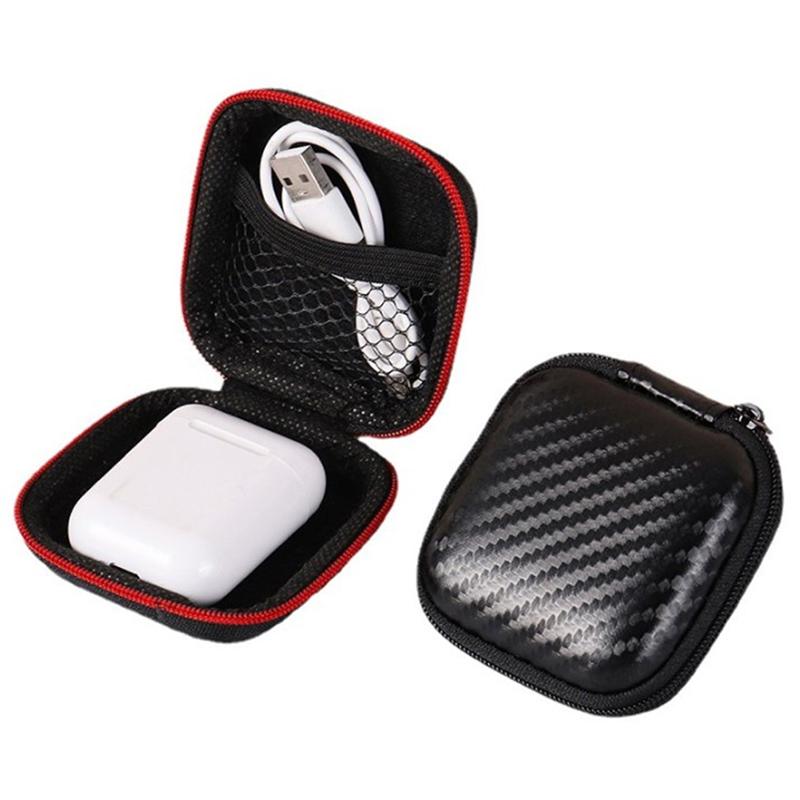 Earphone Wire Organizer Box Carrying Portable Travel Zipper Storage ...