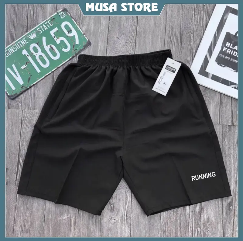 Quần đùi nam, thể thao, mặc nhà, co giãn, form chuẩn, chất vải gió, có BIG SIZE từ 40kg đến 90kg || Mã: Q4 0