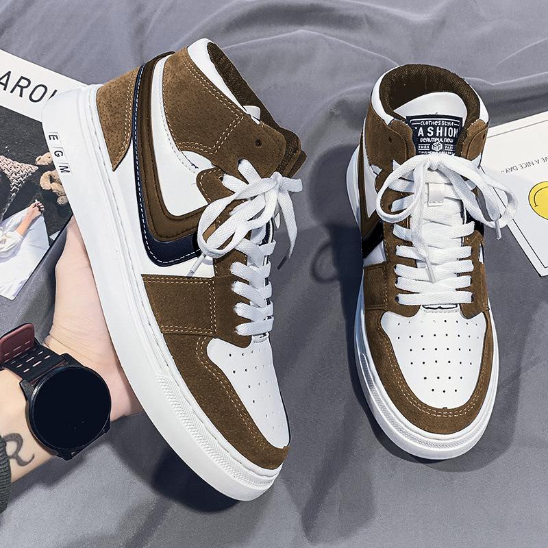 Giày Thể Thao Nam Cổ Lửng Kiểu Dáng Thời Trang Dễ Phối Đồ Giày Nam Cao Cổ Thiết Kế Thoáng Khí Chống Trơn Trượt