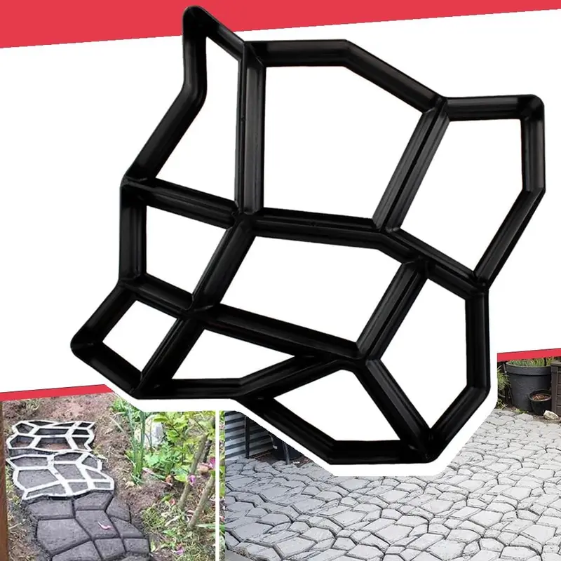 Cetakan Paving Block Untuk Teras Taman Mudah dan Prakis Bahan Plastik ABS 7
