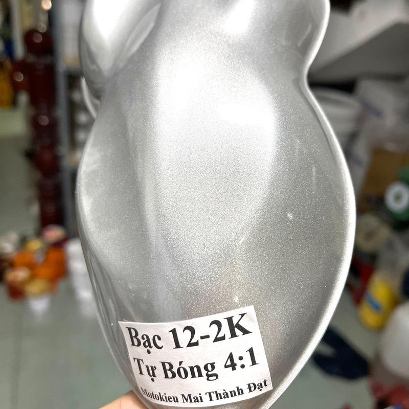 Màu Sơn Bạc 12-2k Tự Bóng Màu Zin Dàn Chân Hãng Honda Wave ( Sơn Oto Xe Máy ) MaiThànhĐạt